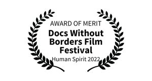 human spirit award laurel logo of the docs without borders film festival