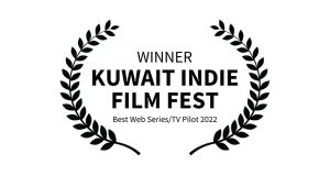 winner laurel logo of the kuwait indie film fest
